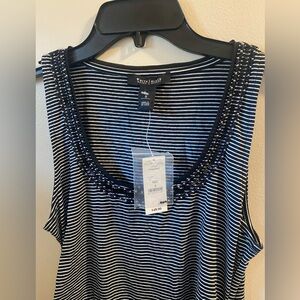 White House Black market Striped tank